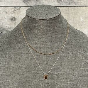 JENNY BIRD A-Line Layered Necklace in Two-Tone - Gold/Silver